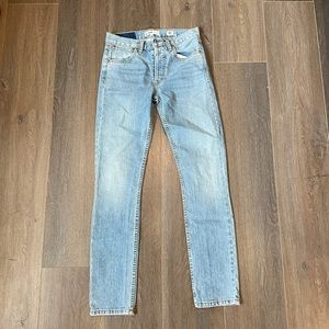 Re/done jeans size 25 fits like 24